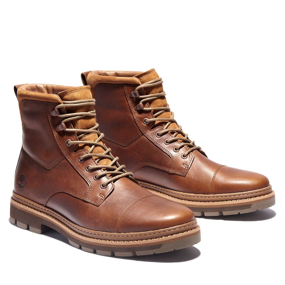Botas de Nieve Timberland Hombre Port Union Waterproof Marrones - Chile CHS-456329